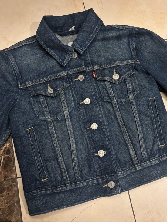 Levi's Jackets & Blazers - Levi's Dark Blue Denim Jacket with Button Front